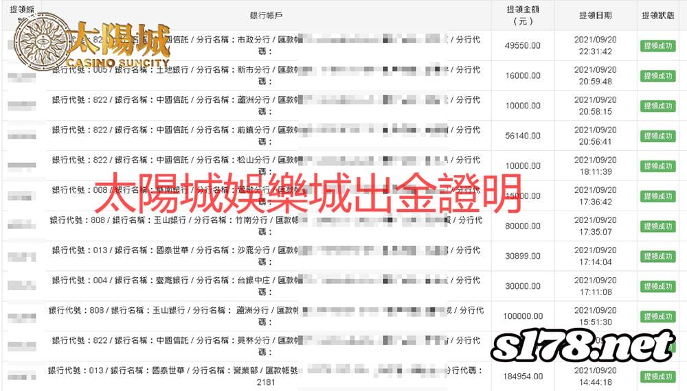 太陽城娛樂城出金紀錄圖,公平公正有信譽