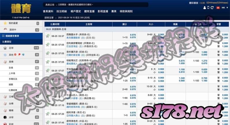 娛樂城運彩怎麼買棒球？
