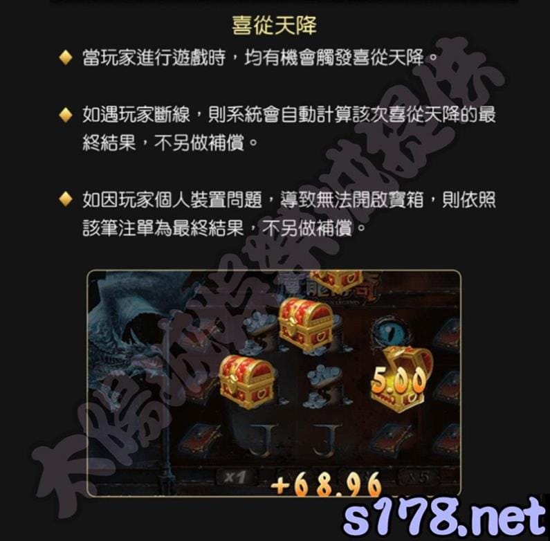 魔龍傳奇特別獎項，喜從天降