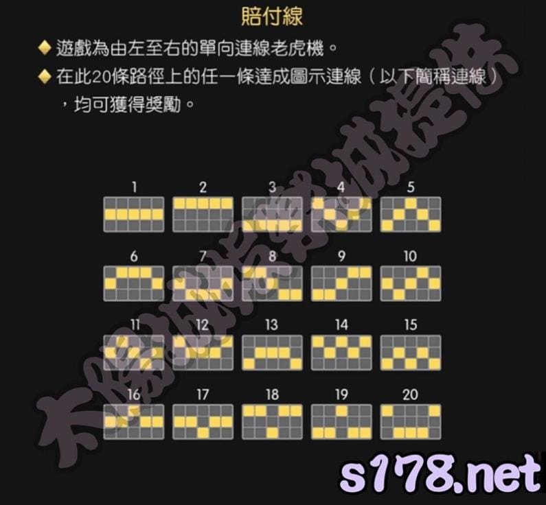 魔龍傳奇遊戲賠付線說明