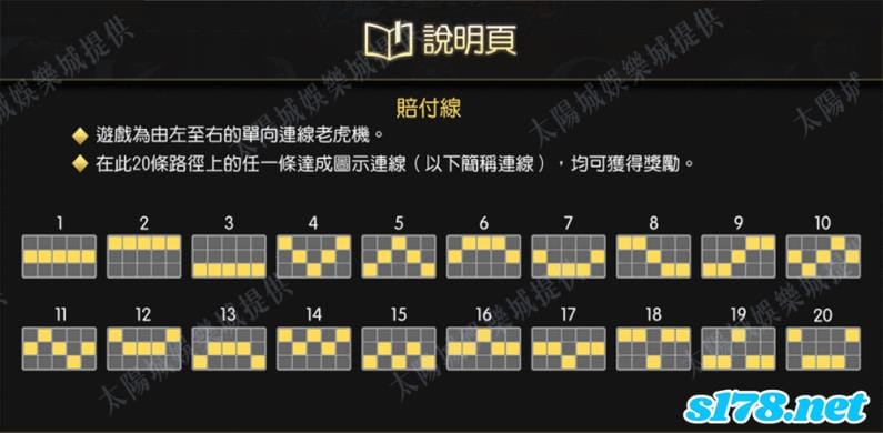 魔龍傳奇遊戲賠付線說明