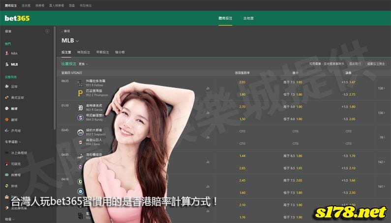 台灣人玩bet365習慣用的是香港賠率計算方式!
