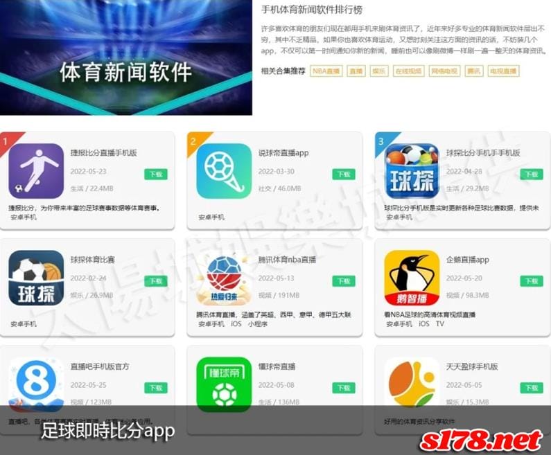 足球即時比分app