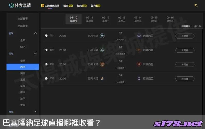 巴塞隆納足球直播要去哪裡收看？
