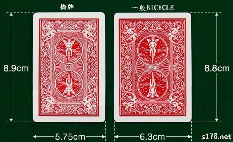 依大小尺寸選擇撲克牌品牌!