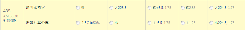 玩運彩數據